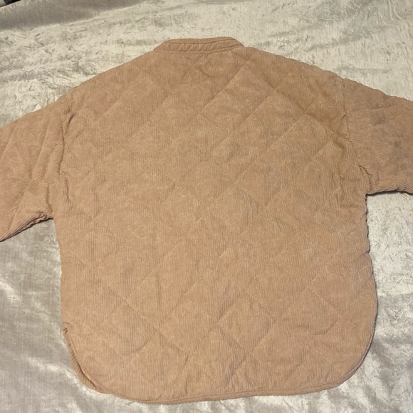 Wishlist Pink Corduroy Quilted Snap-Button Jacket - Picture 9 of 9